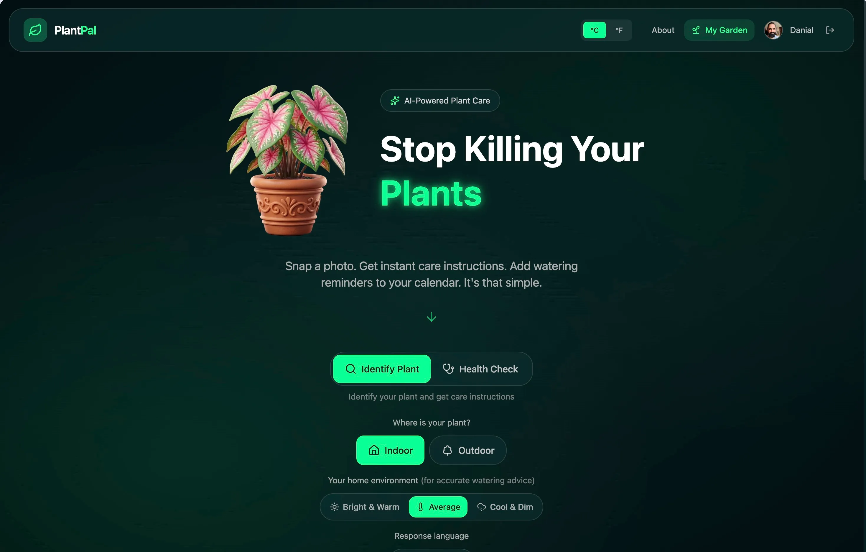 PlantPal screenshot