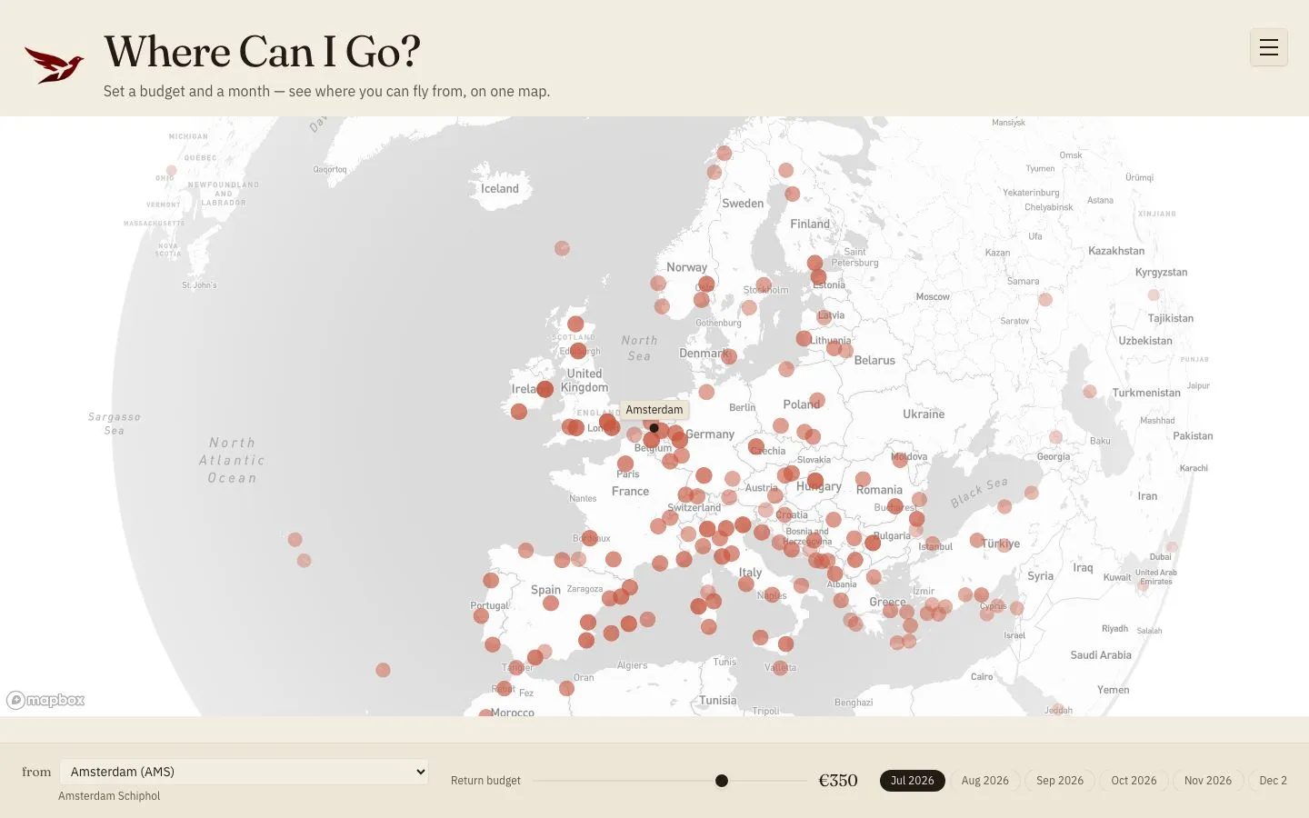Where can I go? screenshot