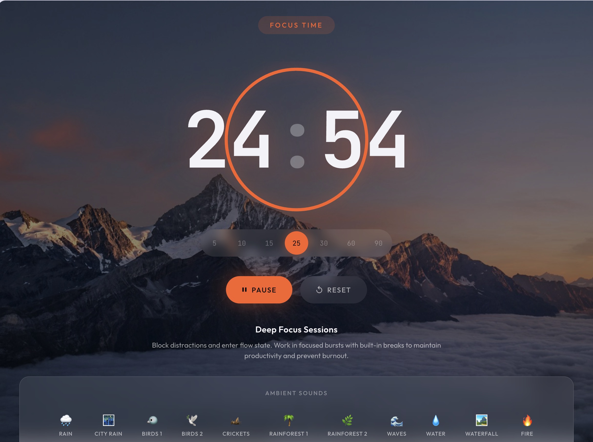 Focus Here Now screenshot